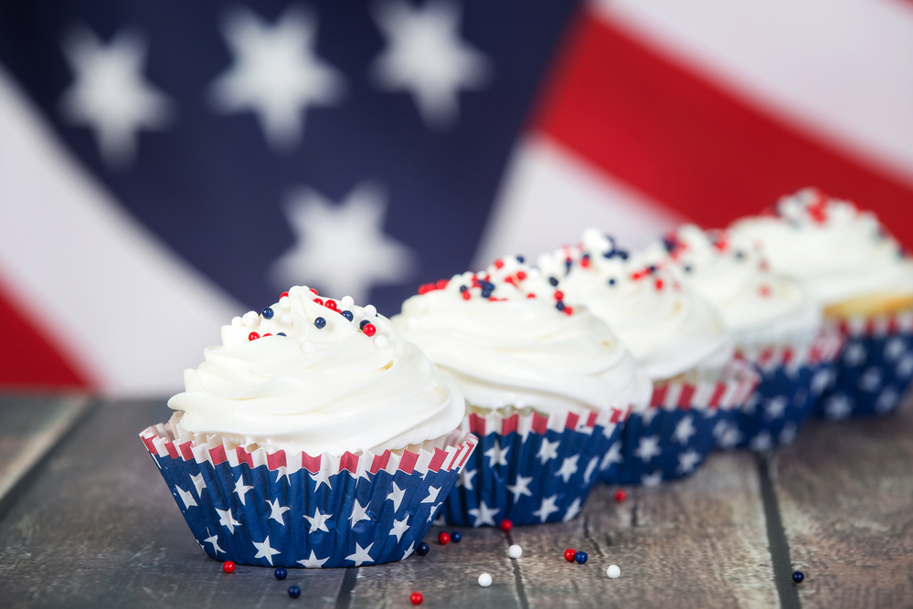 july 4th cupcakes