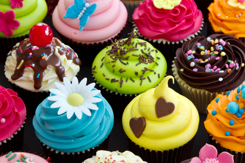 different types of cupcakes